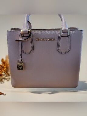 Michael Kors Mini Lilac Leather Satchel/crossbody